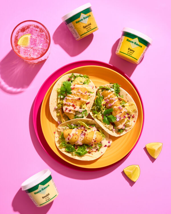 Fisch Tacos mit Haus-Saucen Web